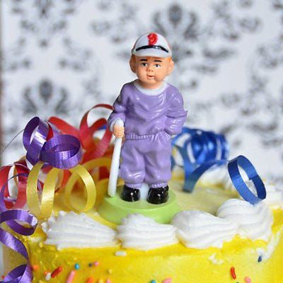 Tennis Player Cake Topper Red Hair Boy Sports Figurine Birthday Party Decoration- Le Petit Pain