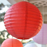 3 Round Asian Style Chinese Round Lanterns 12" Hanging Multi Color