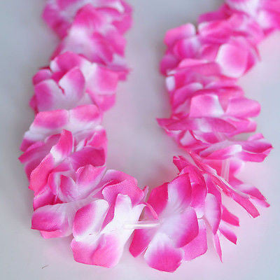 Nani Pua Lei Violet Pink Purple  Flower Lei Luau Necklace Favor Hula- Le Petit Pain