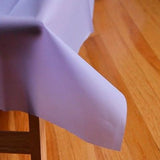 54" x 108" Rectangle Plastic Table Cover Table Cloth Multiple Colors! Durable - le petit pain