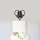 Double Happiness Wedding Cake Topper Chinese Asian Xi Cake Topper