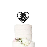 Double Happiness Wedding Cake Topper Chinese Asian Xi Cake Topper