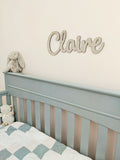 Custom Baby Nursery Name Sign Wooden Baby Sign Hanging Wall Sign Wood 18"- Le Petit Pain