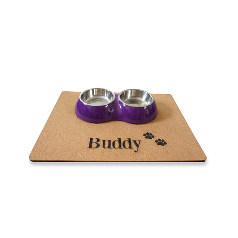 Custom Personalized Pet Dog Food Feeding Place Mat Unique Pet Supplies Food Solutions Gift- Le Petit Pain