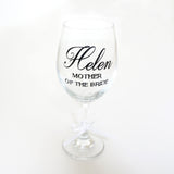 Mother of the Bride Gift, Father of the Bride Gift, Custom Personalized Wine Glasses, Mother Father of the Groom Gift,Wedding Party Gift- Le Petit Pain