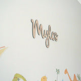 Custom Baby Nursery Name Sign Wooden Baby Sign Hanging Wall Sign Wood 18"- Le Petit Pain